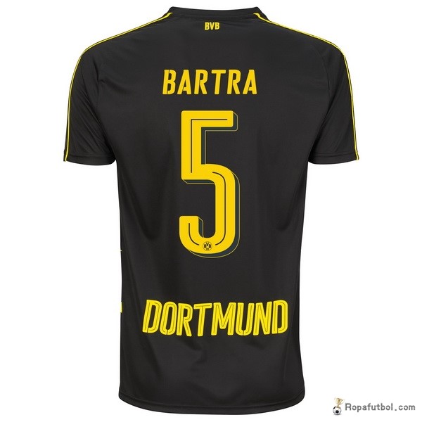 Camiseta Borussia Dortmund Replica Segunda Ropa Bartra 2016/17 Negro